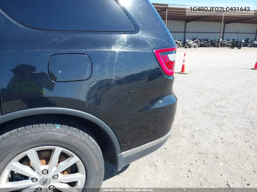2020 DODGE DURANGO VIN 1C4RDJFG2LC431643 — фото 13