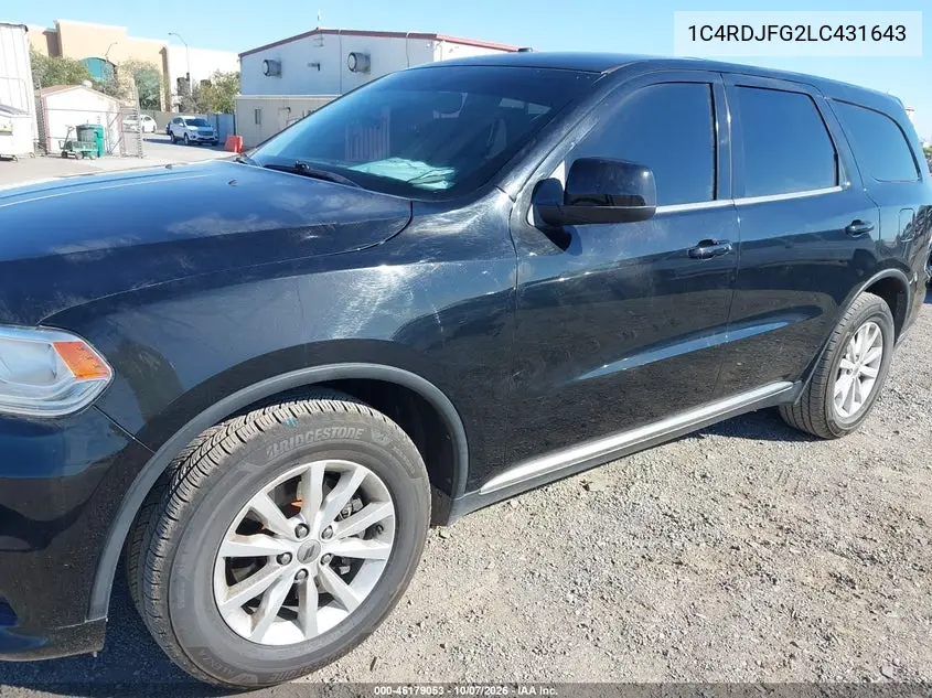 2020 DODGE DURANGO VIN 1C4RDJFG2LC431643 — фото 16