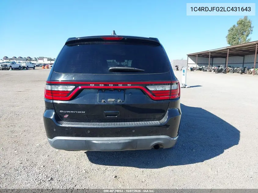 2020 DODGE DURANGO VIN 1C4RDJFG2LC431643 — фото 21