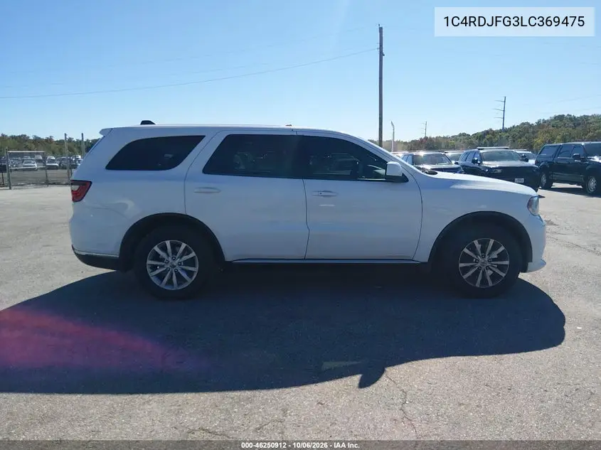 2020 DODGE DURANGO VIN 1C4RDJFG3LC369475 — фото 18