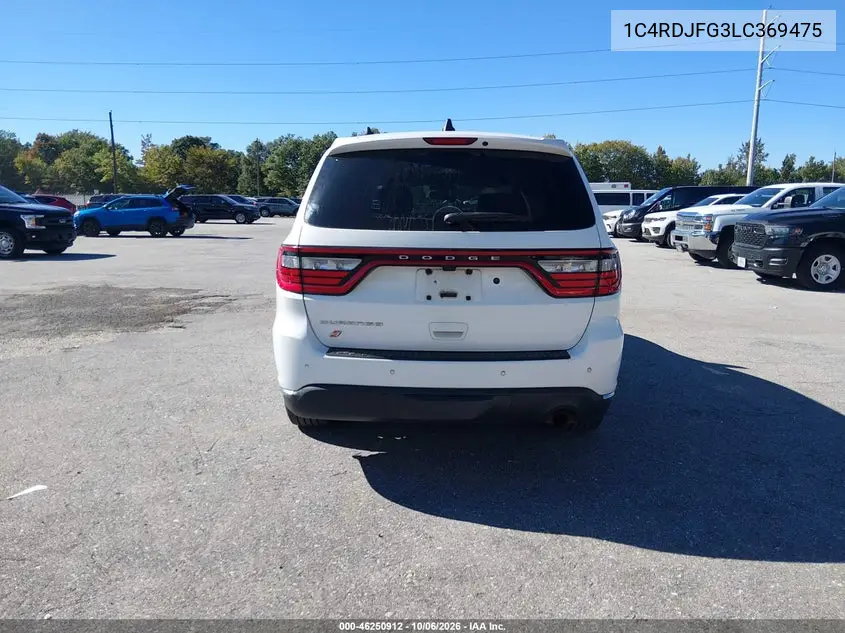 2020 DODGE DURANGO VIN 1C4RDJFG3LC369475 — фото 21