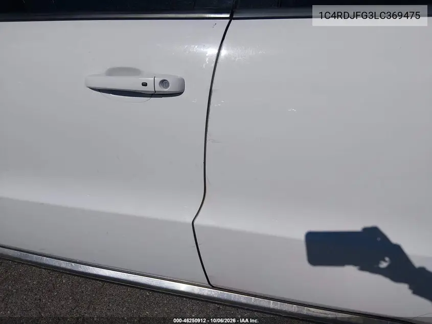 2020 DODGE DURANGO VIN 1C4RDJFG3LC369475 — фото 6
