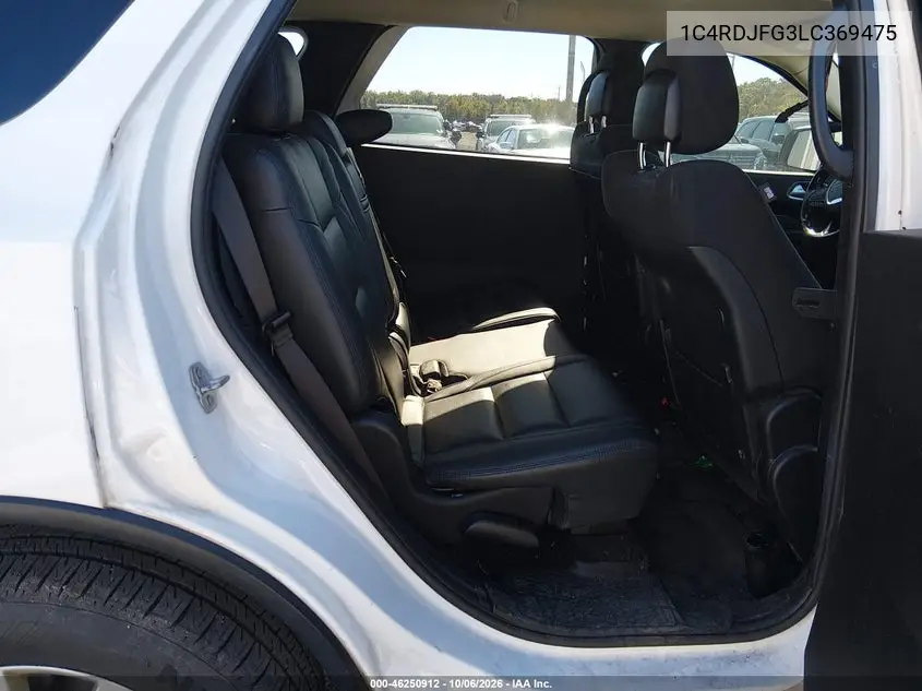 2020 DODGE DURANGO VIN 1C4RDJFG3LC369475 — фото 8