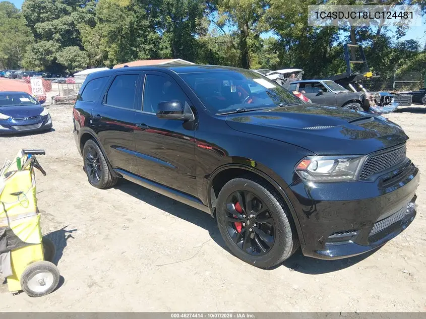 DODGE DURANGO 2020, VIN 1C4SDJCT8LC124481