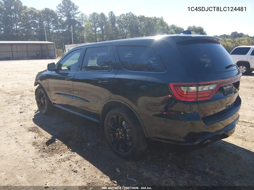 2020 DODGE DURANGO VIN 1C4SDJCT8LC124481 — фото 3