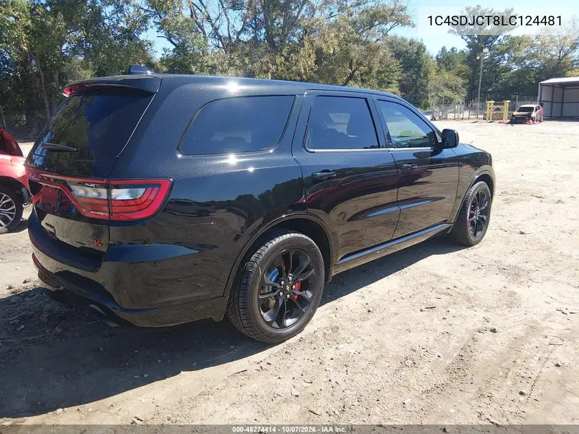 2020 DODGE DURANGO VIN 1C4SDJCT8LC124481 — фото 4