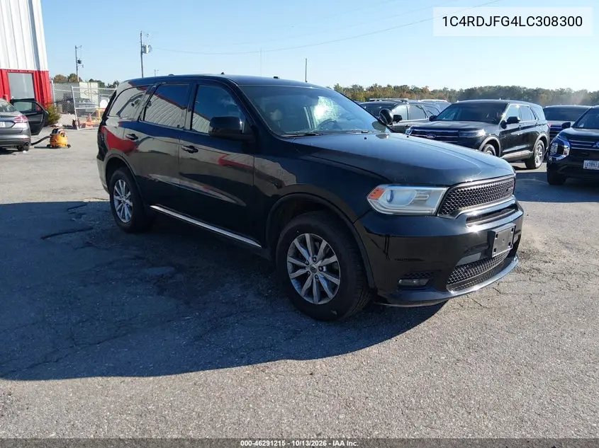 DODGE DURANGO 2020, VIN 1C4RDJFG4LC308300