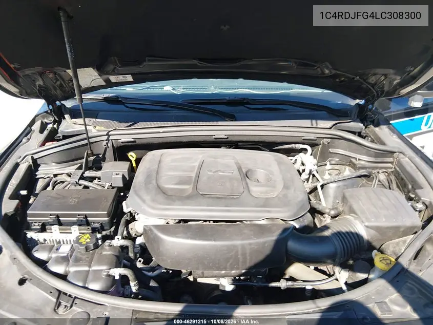 2020 DODGE DURANGO VIN 1C4RDJFG4LC308300 — фото 10