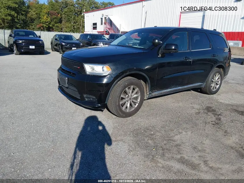 2020 DODGE DURANGO VIN 1C4RDJFG4LC308300 — фото 2