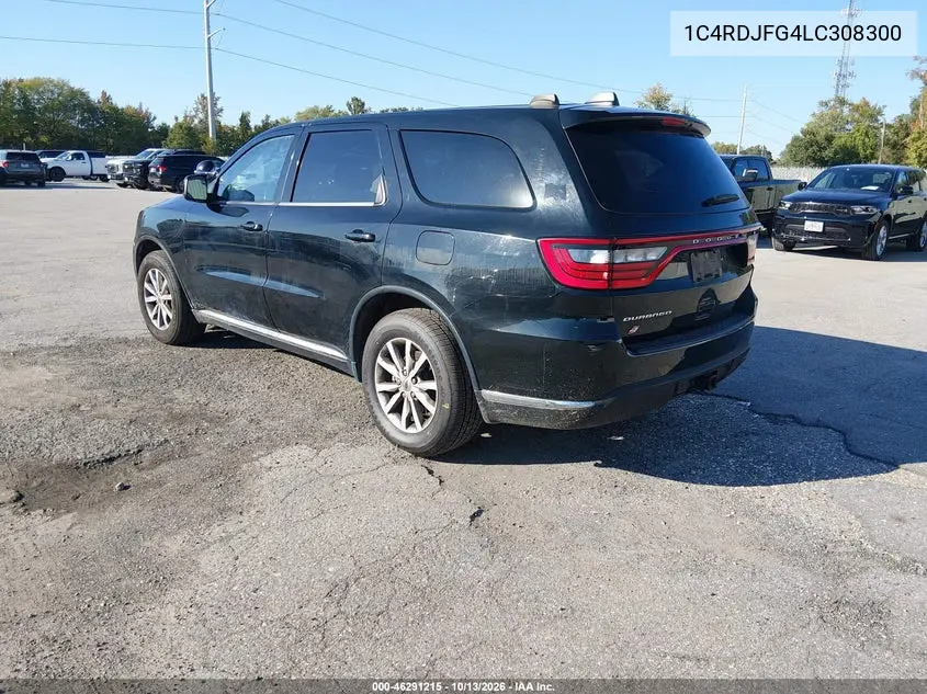 2020 DODGE DURANGO VIN 1C4RDJFG4LC308300 — фото 3