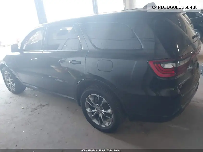 2020 DODGE DURANGO VIN 1C4RDJDG0LC260488 — фото 3
