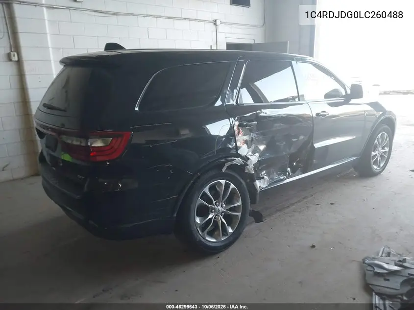 2020 DODGE DURANGO VIN 1C4RDJDG0LC260488 — фото 4