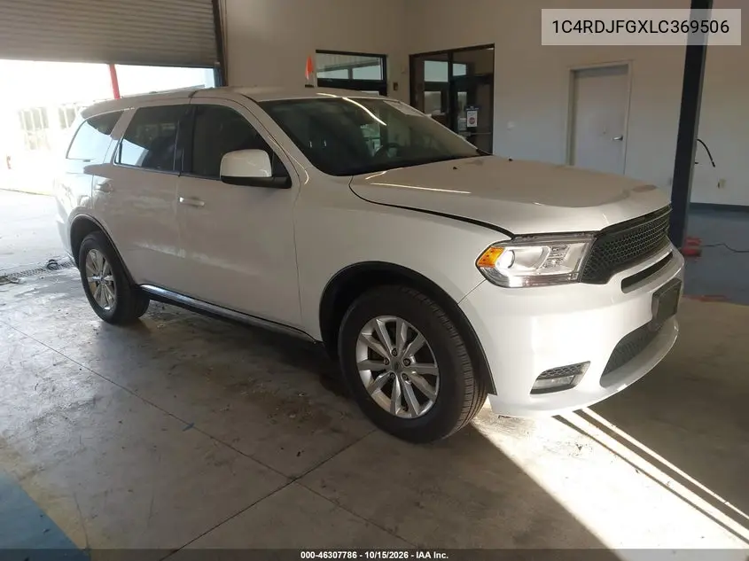 DODGE DURANGO 2020, VIN 1C4RDJFGXLC369506