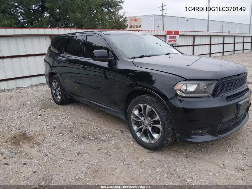 DODGE DURANGO 2020, VIN 1C4RDHDG1LC370149