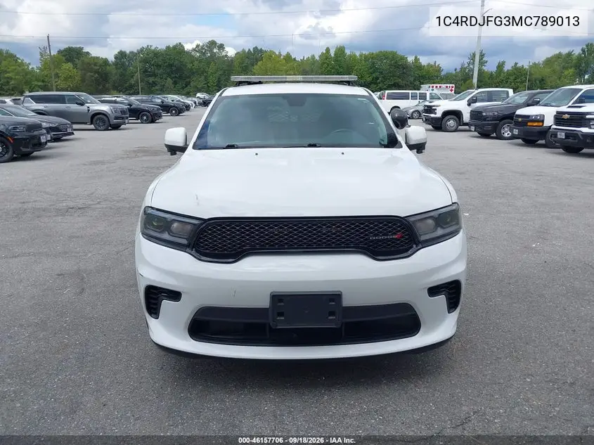 2021 DODGE DURANGO VIN 1C4RDJFG3MC789013 — фото 17