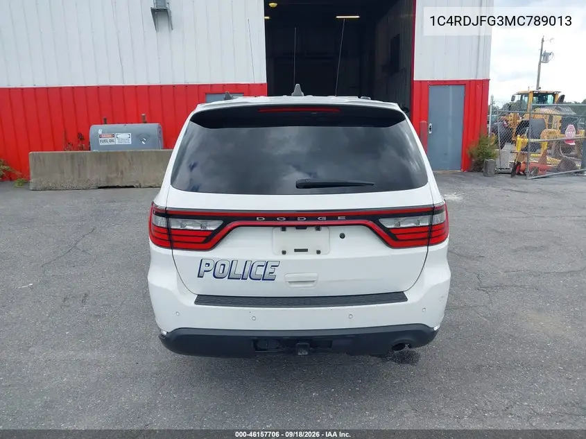 2021 DODGE DURANGO VIN 1C4RDJFG3MC789013 — фото 21