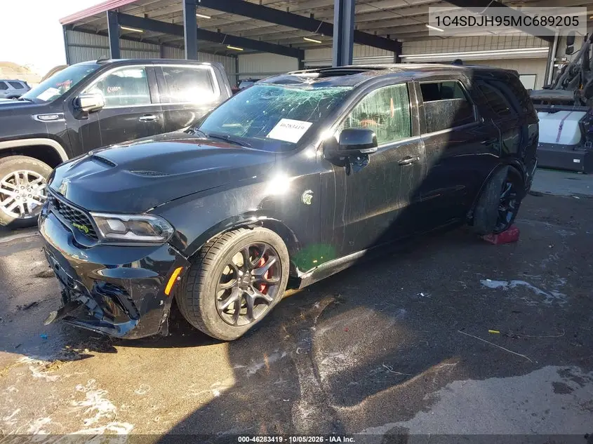 2021 DODGE DURANGO VIN 1C4SDJH95MC689205 — фото 2