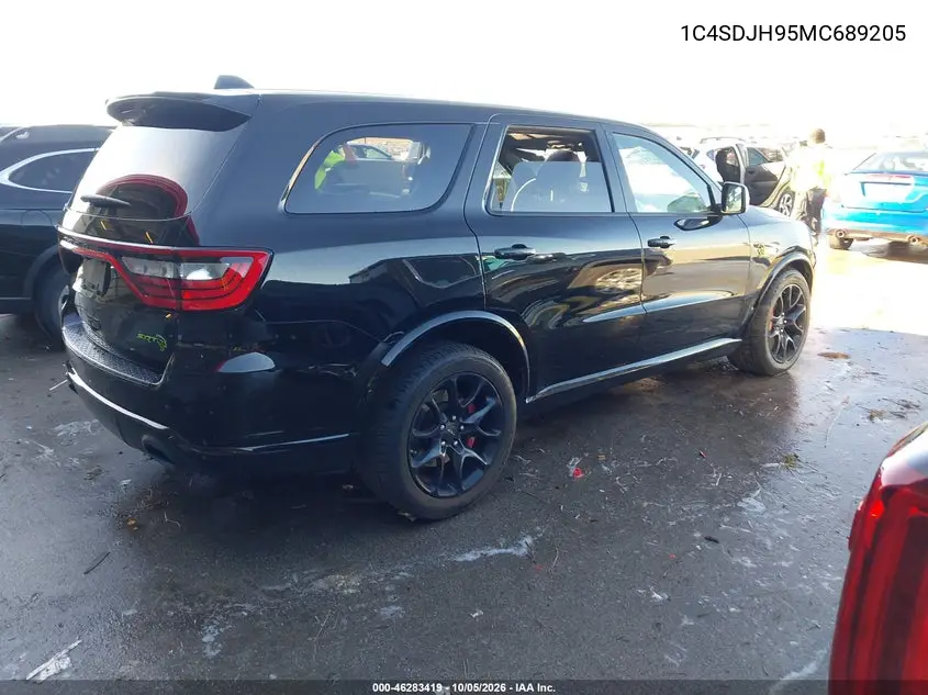 2021 DODGE DURANGO VIN 1C4SDJH95MC689205 — фото 4