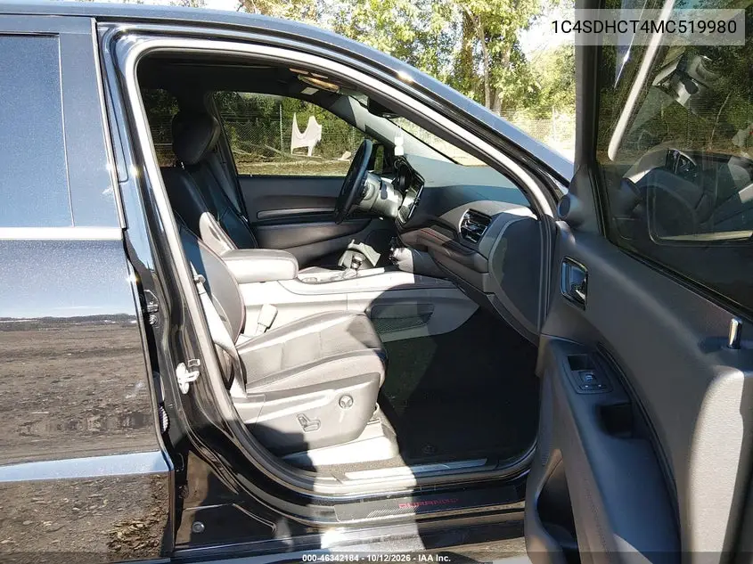 2021 DODGE DURANGO VIN 1C4SDHCT4MC519980 — фото 5