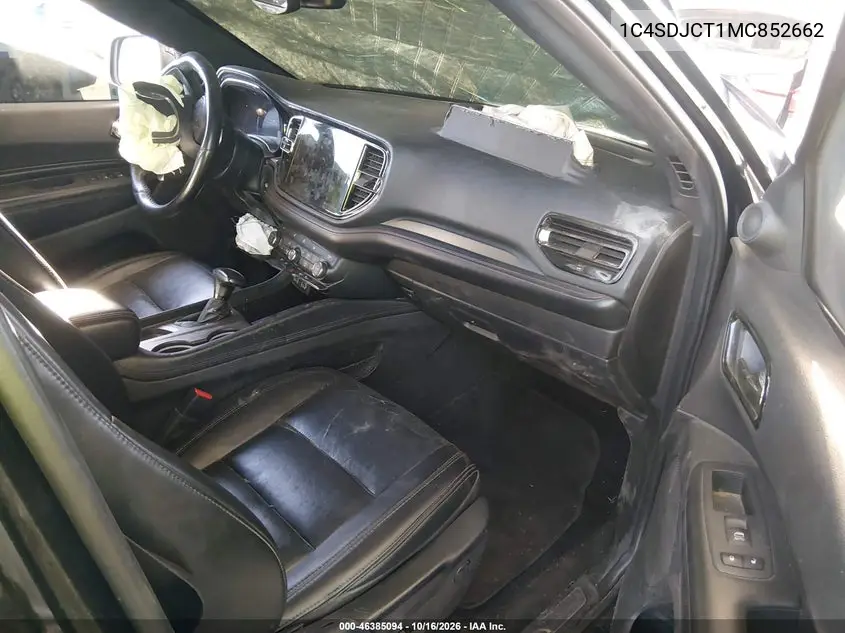 2021 DODGE DURANGO VIN 1C4SDJCT1MC852662 — фото 5