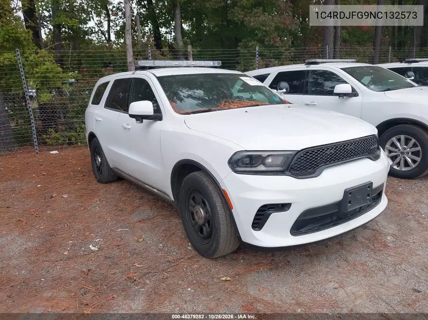 DODGE DURANGO 2022, VIN 1C4RDJFG9NC132573