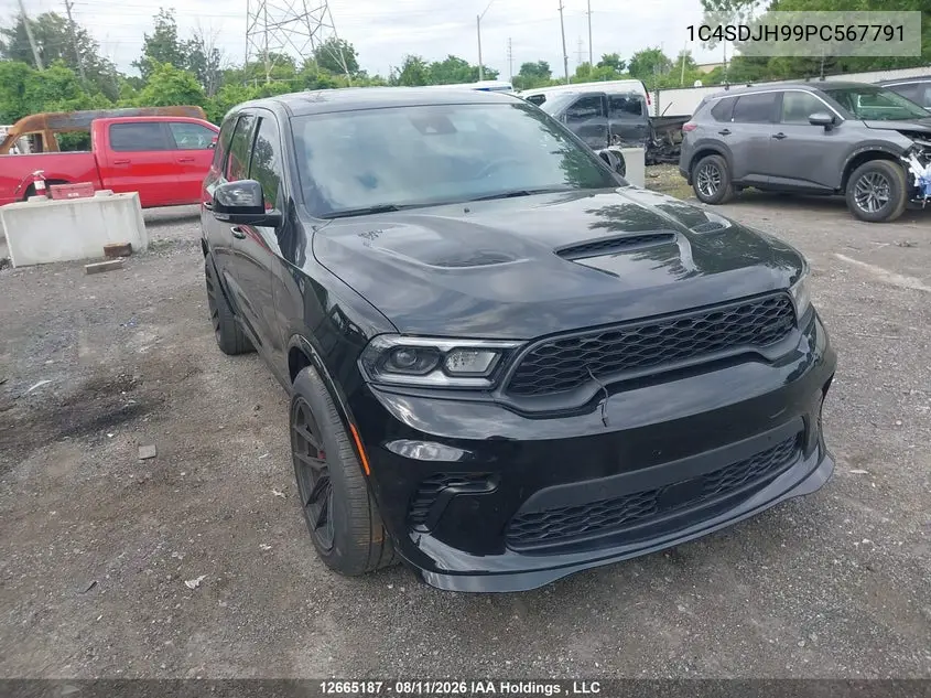 DODGE DURANGO 2023, VIN 1C4SDJH99PC567791