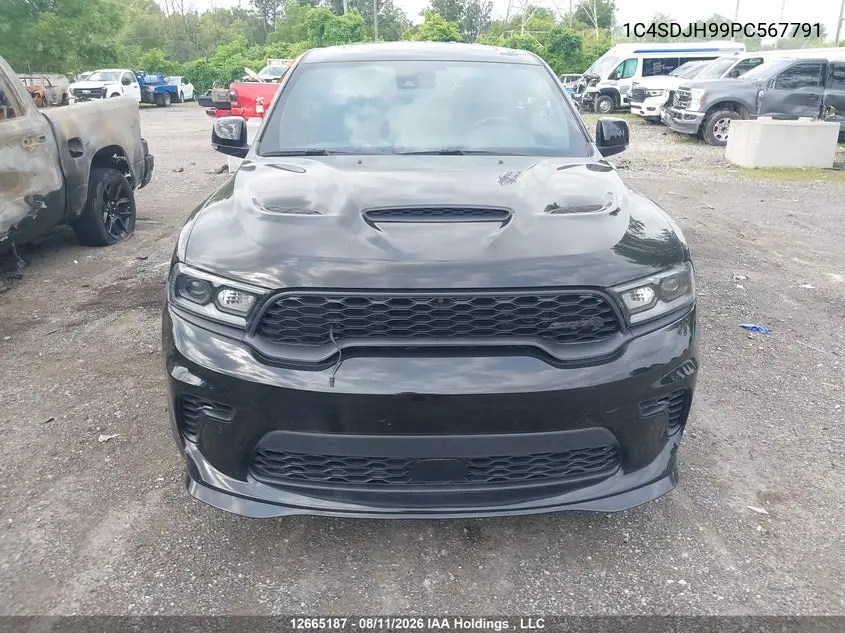 2023 DODGE DURANGO VIN 1C4SDJH99PC567791 — фото 12