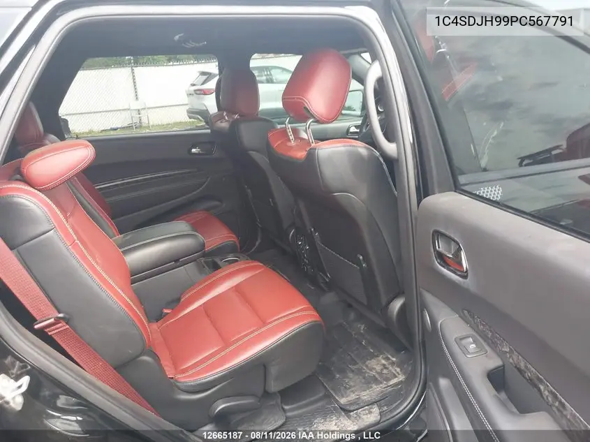 2023 DODGE DURANGO VIN 1C4SDJH99PC567791 — фото 8