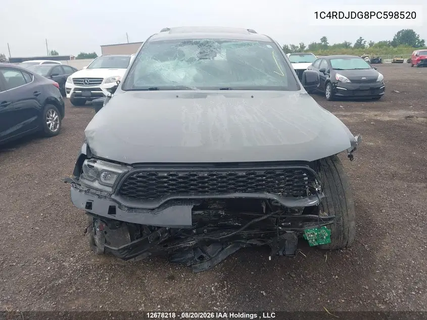 2023 DODGE DURANGO VIN 1C4RDJDG8PC598520 — фото 11