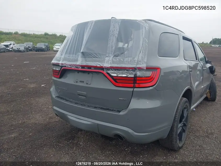 2023 DODGE DURANGO VIN 1C4RDJDG8PC598520 — фото 4