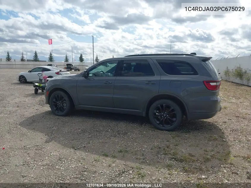 2023 DODGE DURANGO VIN 1C4RDJAG2PC675029 — фото 13