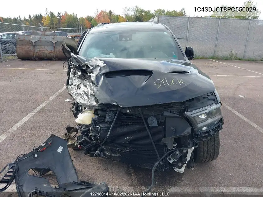 2023 DODGE DURANGO VIN 1C4SDJCT8PC550029 — фото 6