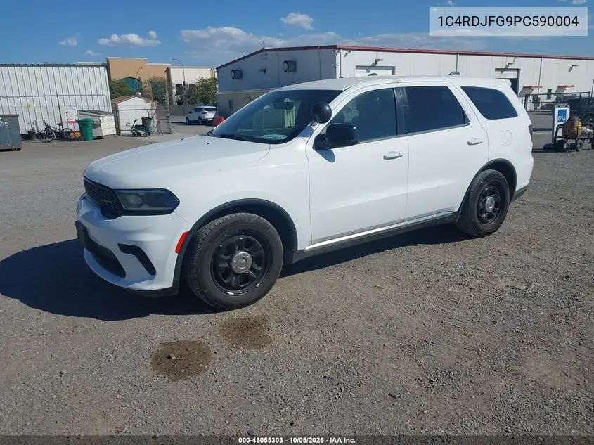 2023 DODGE DURANGO VIN 1C4RDJFG9PC590004 — фото 2