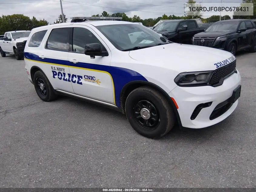 DODGE DURANGO 2023, VIN 1C4RDJFG8PC678431
