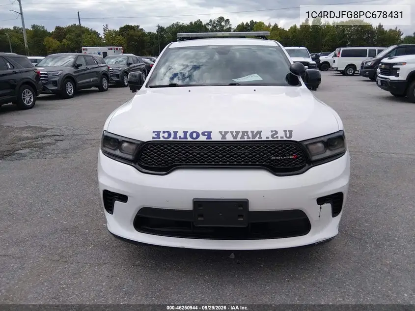2023 DODGE DURANGO VIN 1C4RDJFG8PC678431 — фото 17