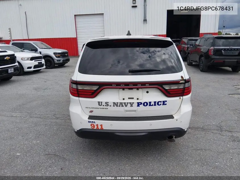 2023 DODGE DURANGO VIN 1C4RDJFG8PC678431 — фото 21