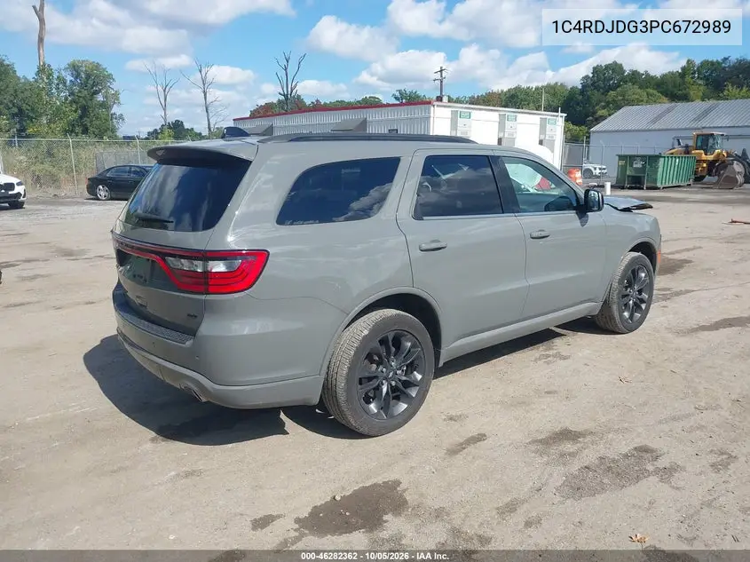 2023 DODGE DURANGO VIN 1C4RDJDG3PC672989 — фото 4
