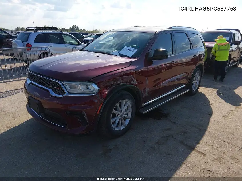 2023 DODGE DURANGO VIN 1C4RDHAG5PC587763 — фото 2
