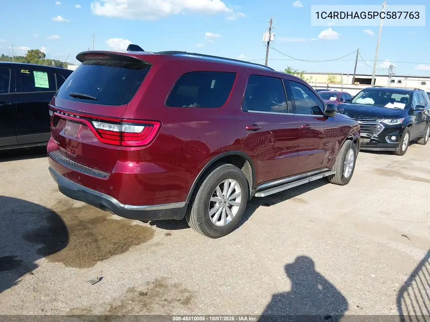 2023 DODGE DURANGO VIN 1C4RDHAG5PC587763 — фото 4