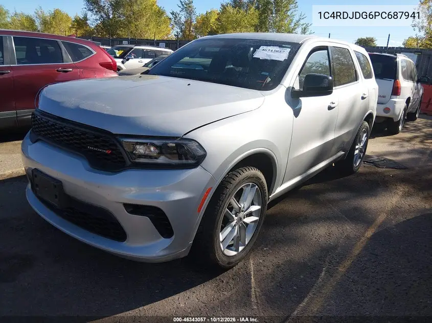 2023 DODGE DURANGO VIN 1C4RDJDG6PC687941 — фото 2