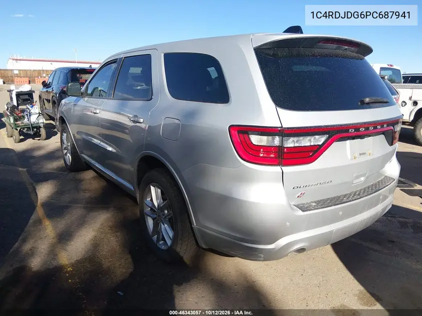 2023 DODGE DURANGO VIN 1C4RDJDG6PC687941 — фото 3
