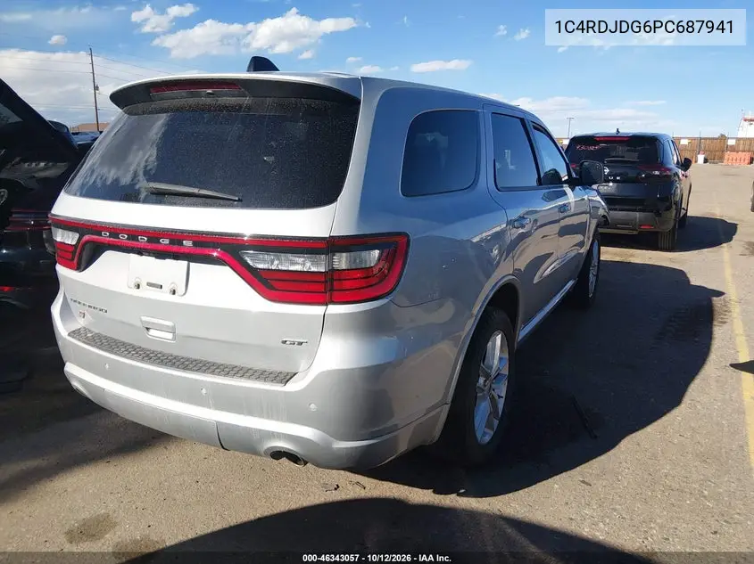 2023 DODGE DURANGO VIN 1C4RDJDG6PC687941 — фото 4