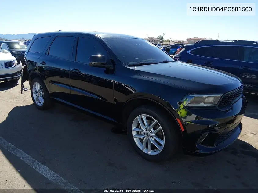 DODGE DURANGO 2023, VIN 1C4RDHDG4PC581500