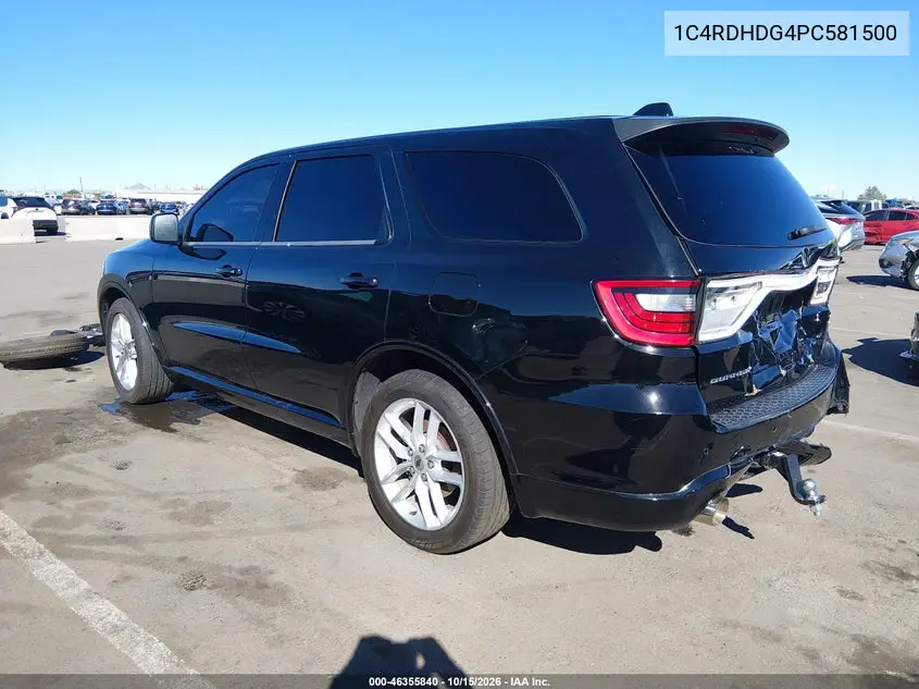 2023 DODGE DURANGO VIN 1C4RDHDG4PC581500 — фото 3