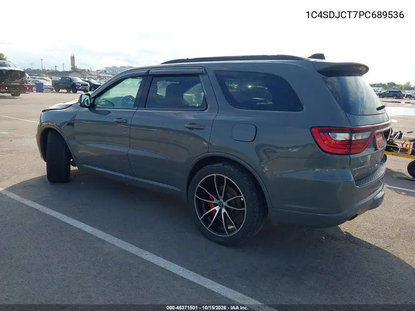 2023 DODGE DURANGO VIN 1C4SDJCT7PC689536 — фото 3