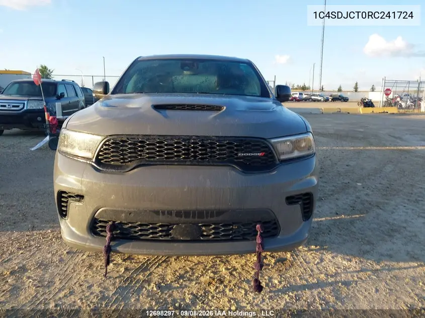 2024 DODGE DURANGO VIN 1C4SDJCT0RC241724 — фото 11