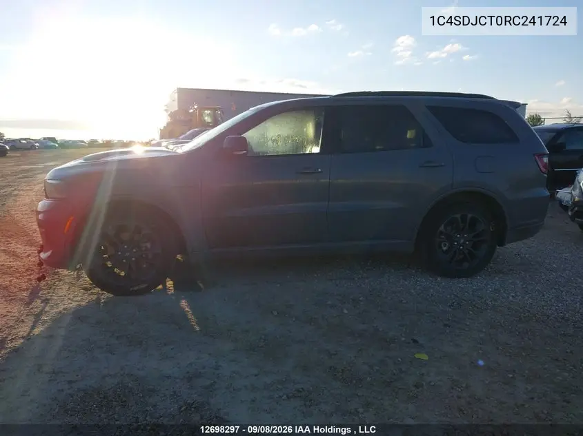 2024 DODGE DURANGO VIN 1C4SDJCT0RC241724 — фото 13