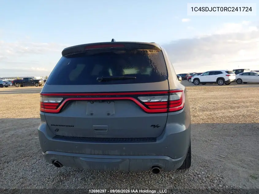 2024 DODGE DURANGO VIN 1C4SDJCT0RC241724 — фото 15