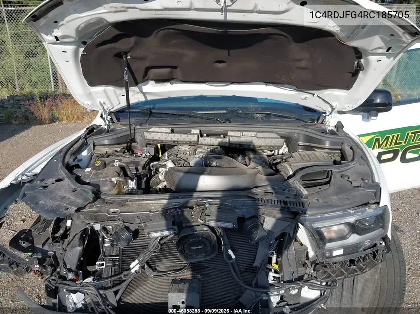 2024 DODGE DURANGO VIN 1C4RDJFG4RC185705 — фото 10
