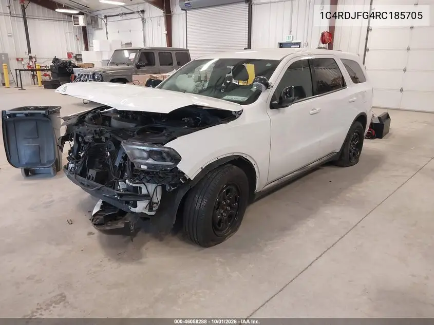 2024 DODGE DURANGO VIN 1C4RDJFG4RC185705 — фото 2